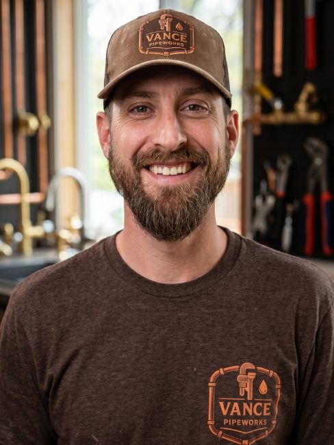Raymond Cummings, owner of Vance Pipeworks